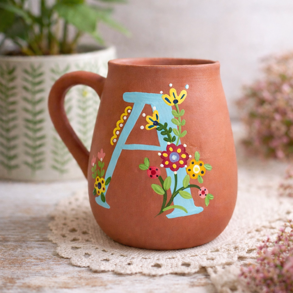 Monogram Mug letter A
