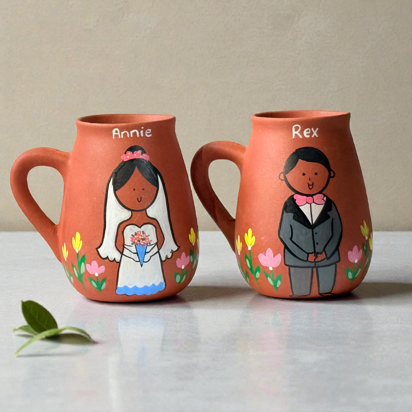 Christian Wedding Couple Mug Set