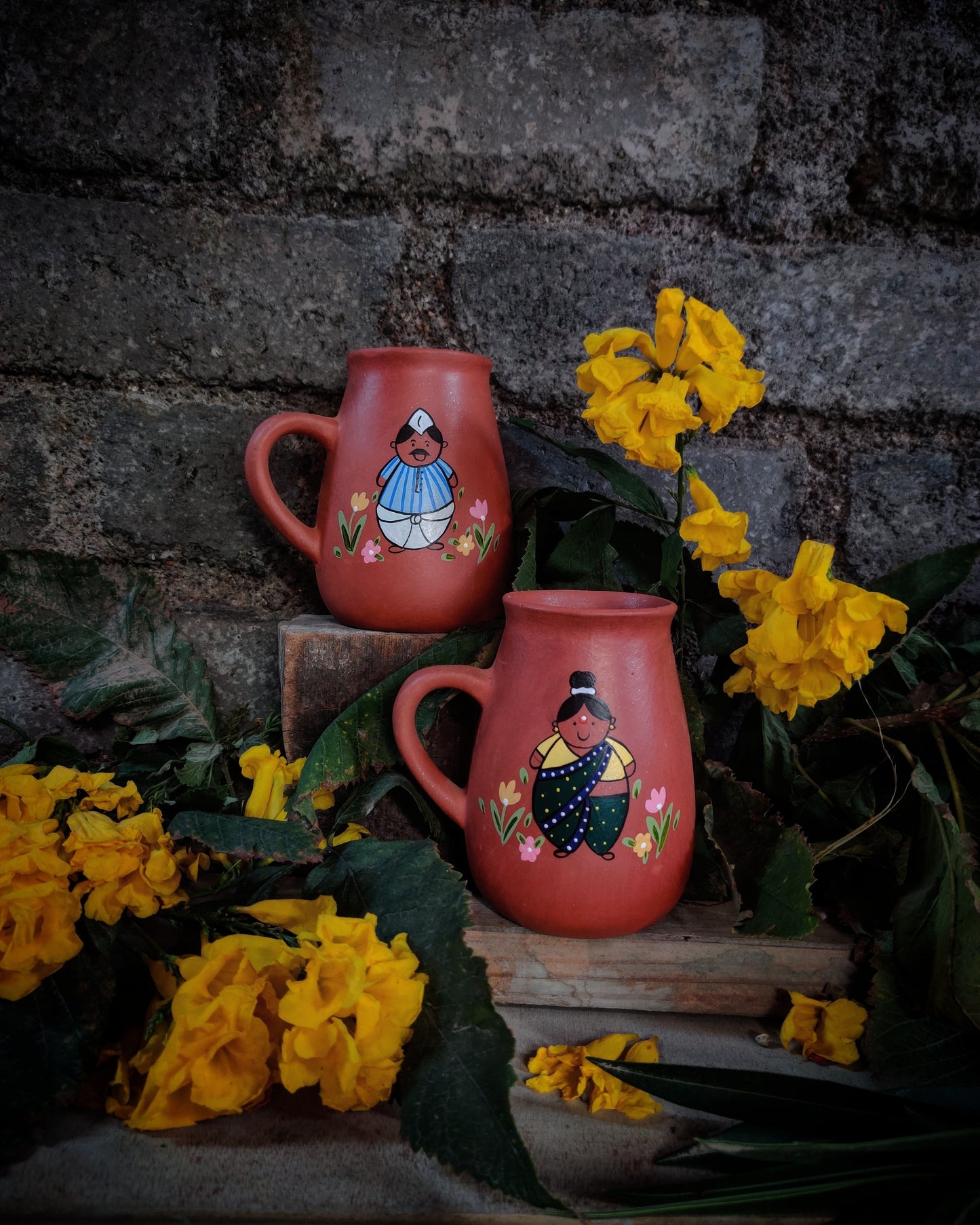 Maharashtrian Themed Regional Mug Set