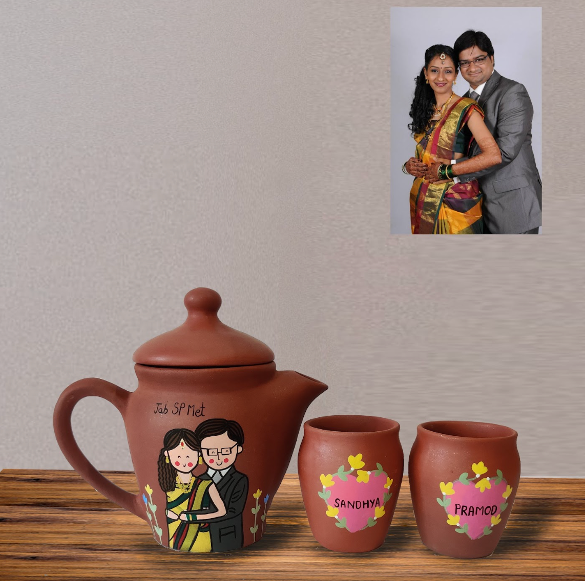 Photo Personalised Kettle Set