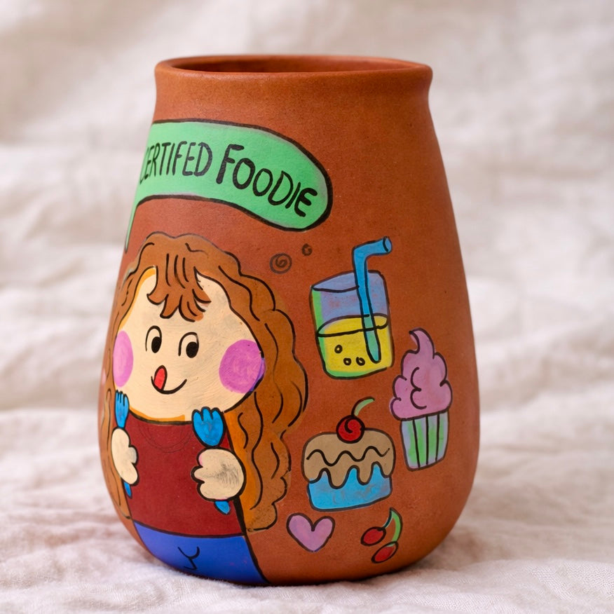 Foodie's Mug, terracotta mug by Happy Earth Studio, view 4