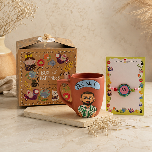 Photo personalised rakshabandhan gift combo for Brother