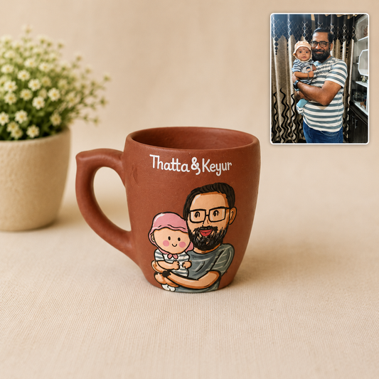 Personalised mug for father and daughter