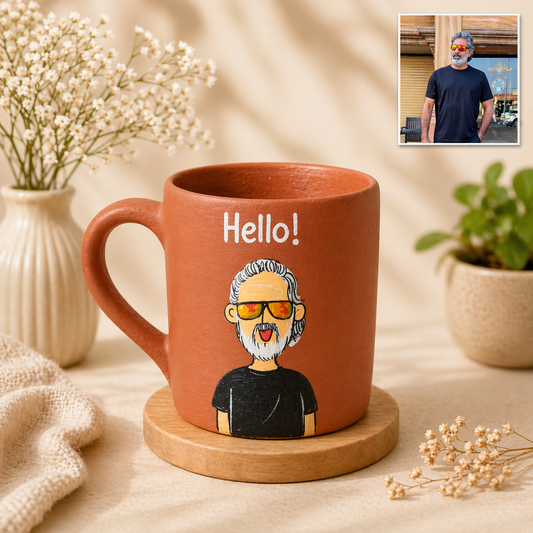 Photo Personalised Pipe Mug - Single Character