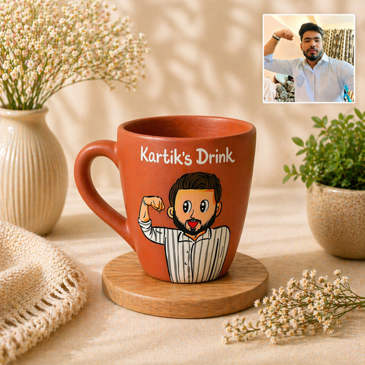 Photo Personalised Jumbo Mouth Mug - Single Character