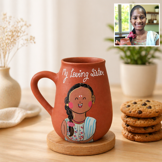 Photo Personalised Big Belly Mug - Single Character