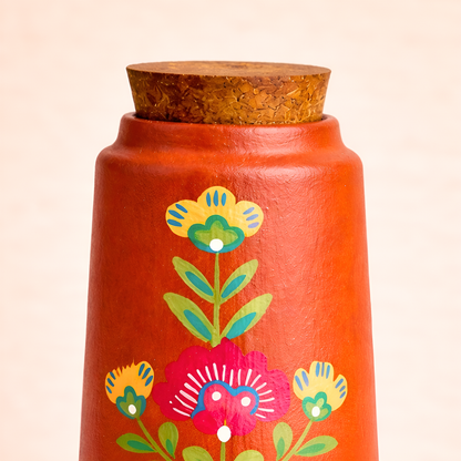 Chidiya Bottle, terracotta water bottle by Happy Earth Studio, view 4