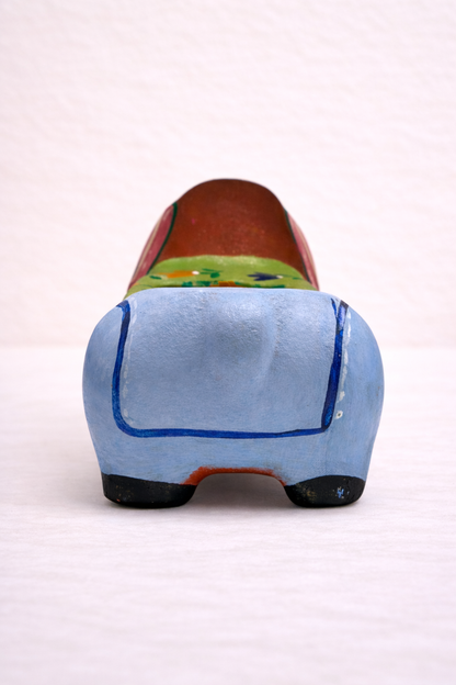 Green & Blue Dog Planter Pot, terracotta planter by Happy Earth Studio, view 3