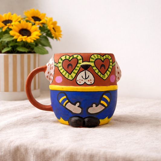 All Blue Swag Dog Mug