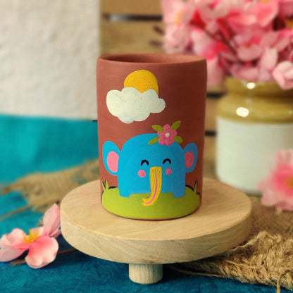 Handmade Terracotta Animal Themed Tumblers