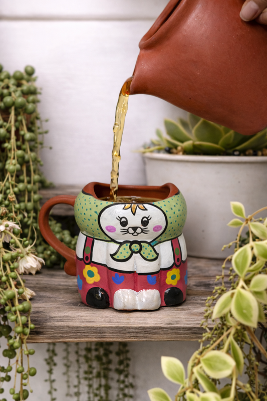 Cat with Green Scarf Mug