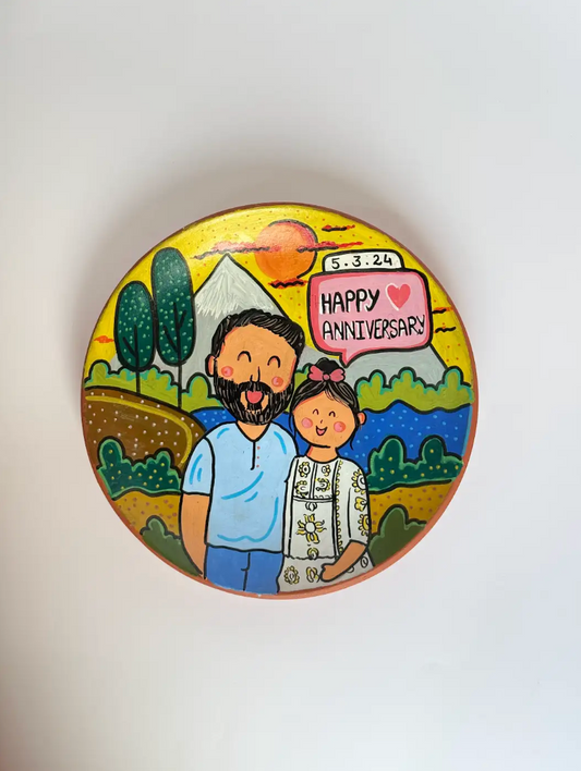 Personalised Plate for Couple