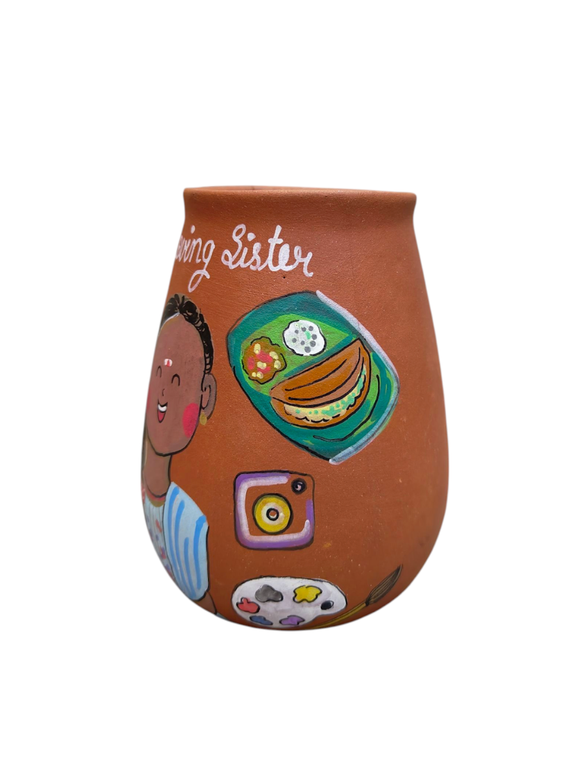 Personalised Hobby Mug, terracotta mug by Happy Earth Studio, view 4