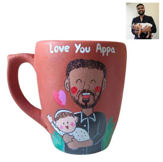 Photo Personalised Mug for Dad and Baby