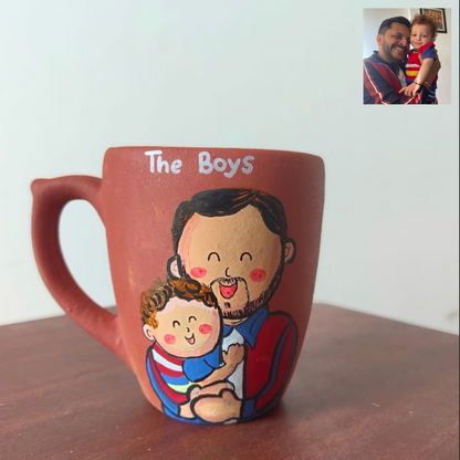 Photo Personalised Mug for Dad and Baby