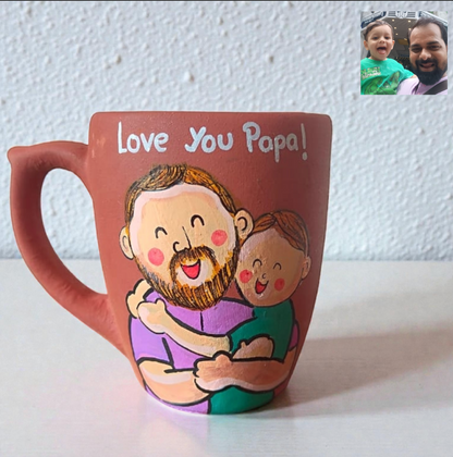 Photo Personalised Mug for Dad and Baby