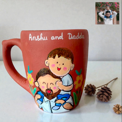 Photo Personalised Mug for Dad and Baby
