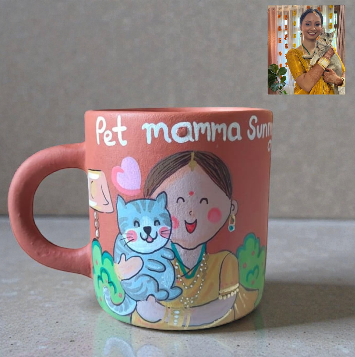 Photo Personalised Pipe Mug - 2 Character