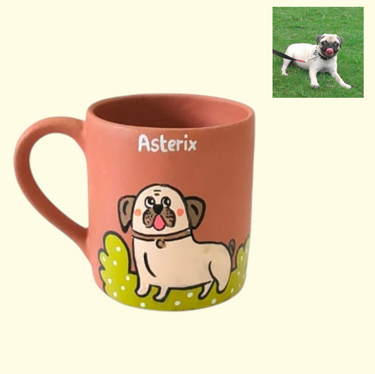 Photo Personalised Pipe Mug - Single Character