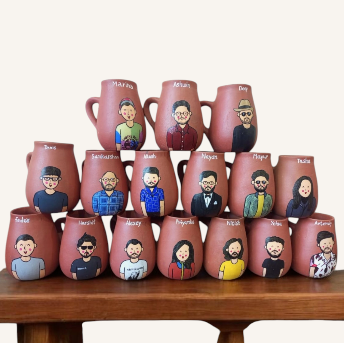 Photo Personalised Big Belly Mug - Single Character