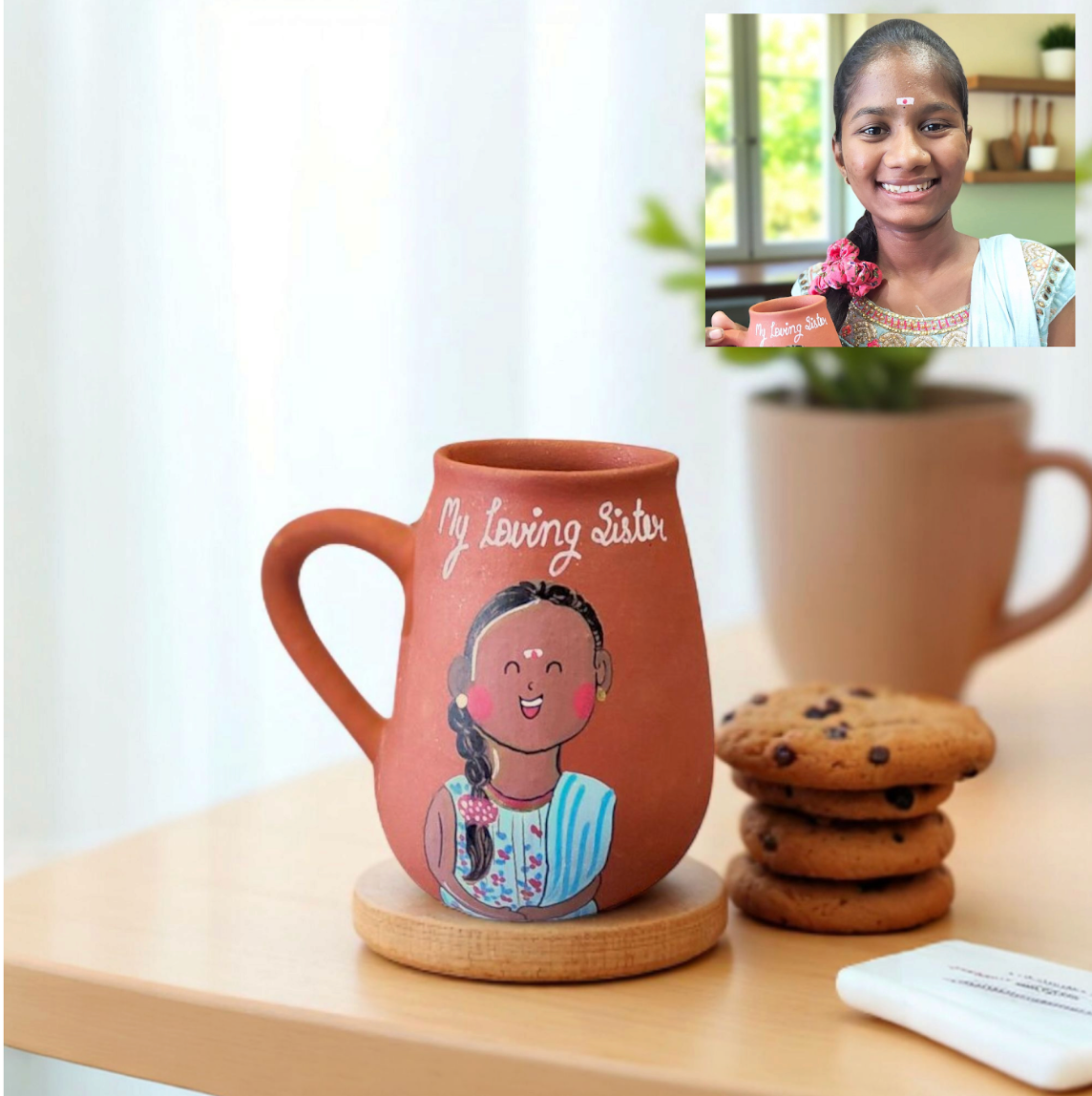 Photo Personalised Big Belly Mug - Single Character