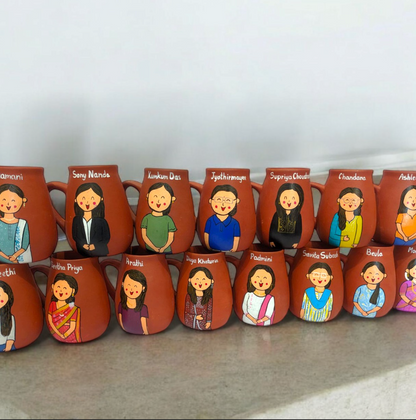 Photo Personalised Big Belly Mug - Single Character