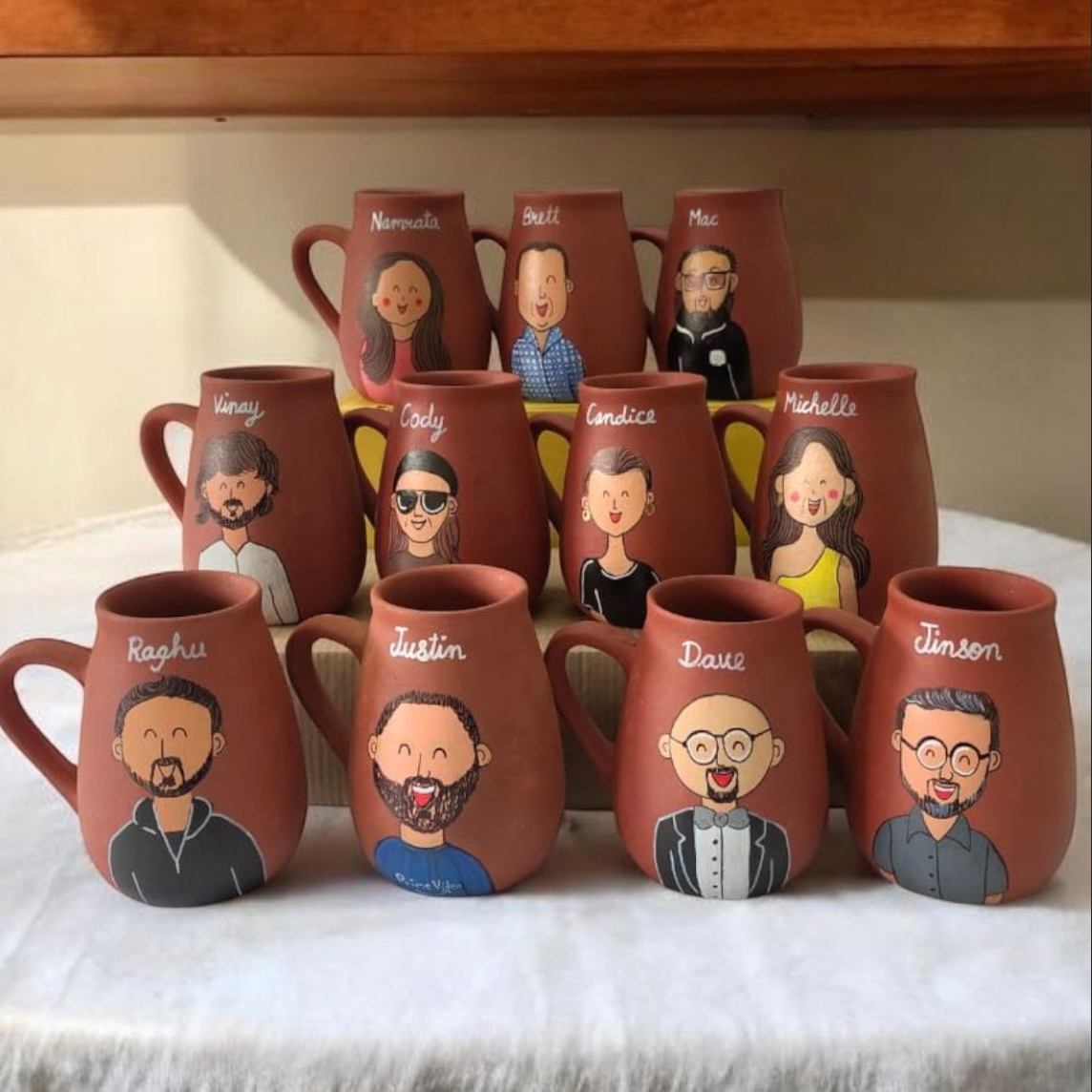 Photo Personalised Big Belly Mug - Single Character