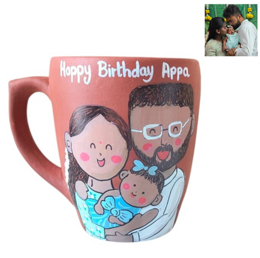 Photo Personalised Jumbo Mouth Mug - 3 Characters