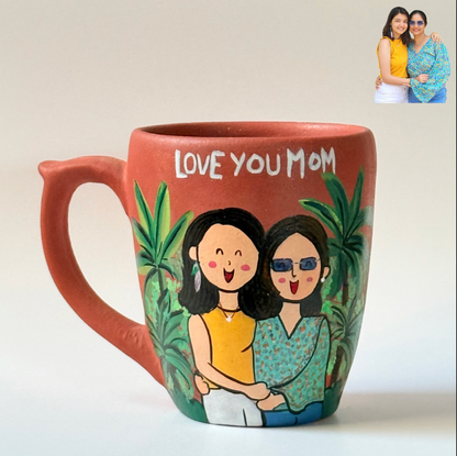 Photo Personalised Jumbo Mouth Mug - 2 Characters