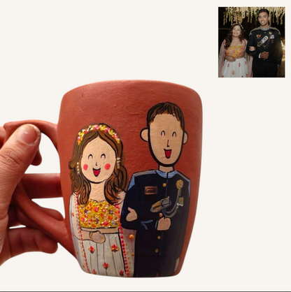 Photo Personalised Jumbo Mouth Mug - 2 Characters