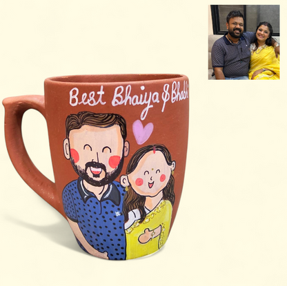 Photo Personalised Jumbo Mouth Mug - 2 Characters