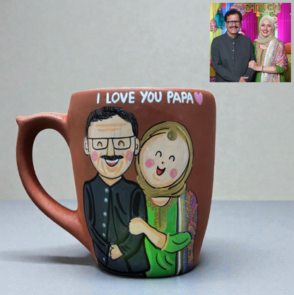 Photo Personalised Jumbo Mouth Mug - 2 Characters