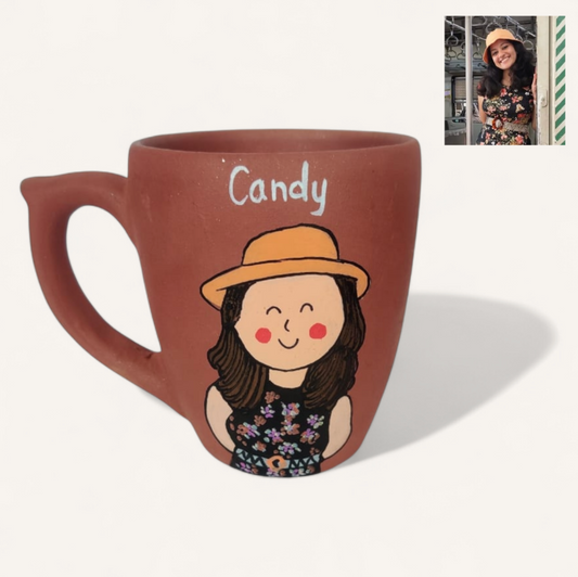 Photo Personalised Jumbo Mouth Mug - Single Character
