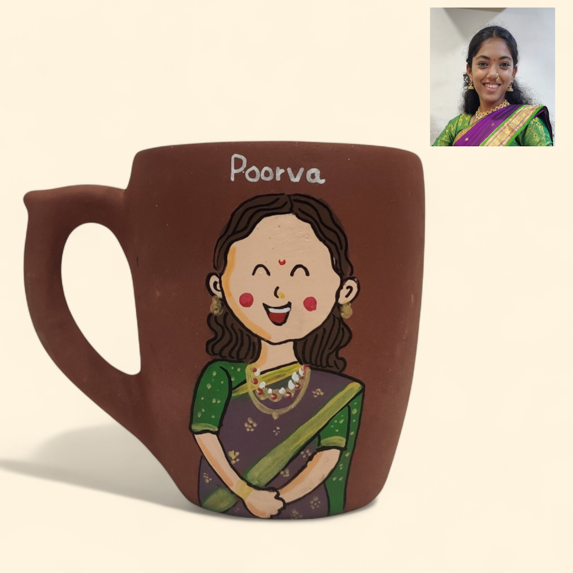 Photo Personalised Jumbo Mouth Mug - Single Character