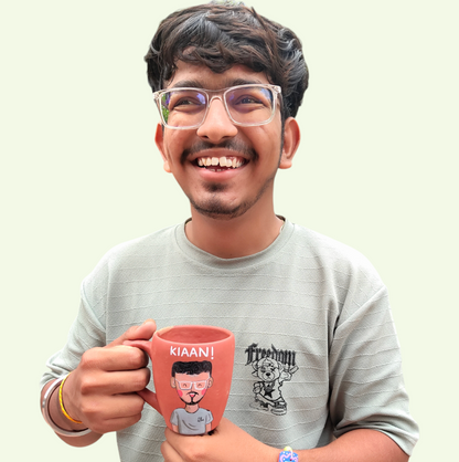 Photo Personalised Jumbo Mouth Mug - Single Character