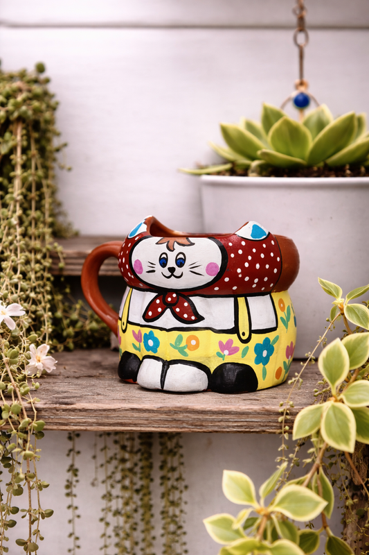 Cherry Red Cat Mug