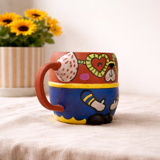 All Blue Swag Dog Mug