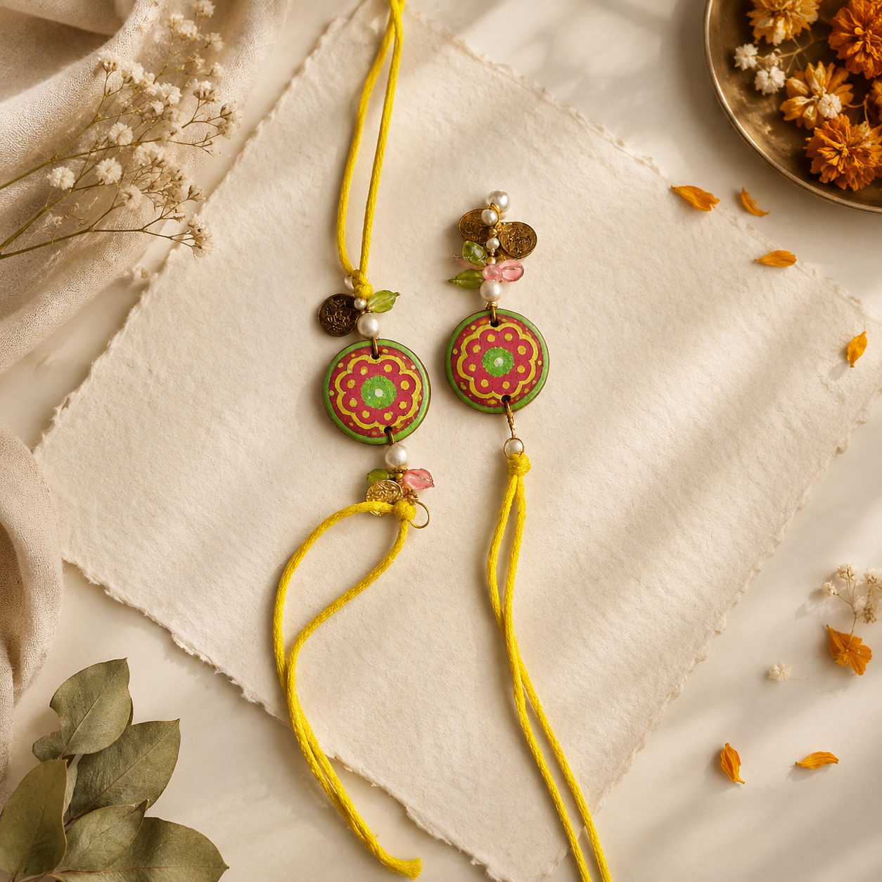 Rakhi and lumba set