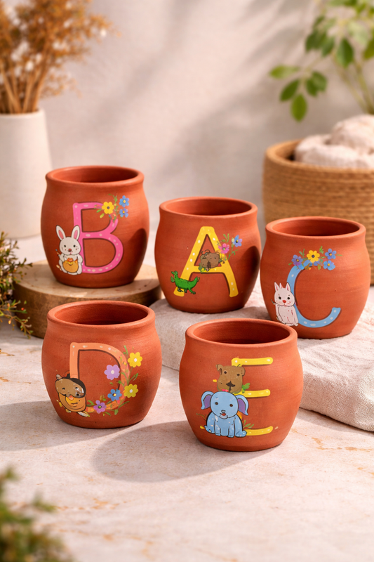 Monogram kullhads with :  animal theme