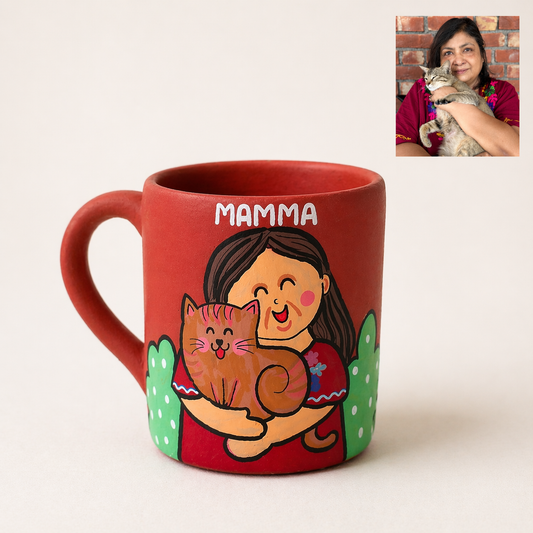 Photo Personalised Pipe Mug For Pet Parents