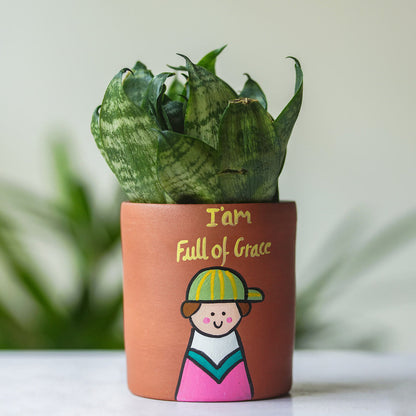 Affirmation planterpots set of 6