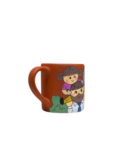 Dad's Little Princess Mug, terracotta mug by Happy Earth Studio, view 3