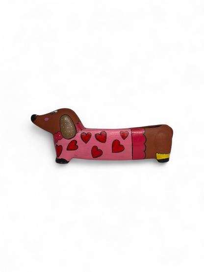 Little Hearts  Dog Planter