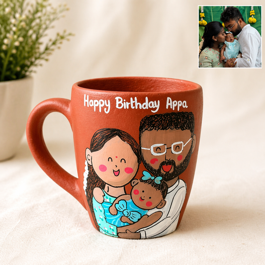 Photo Personalised Jumbo Mouth Mug - 3 Characters