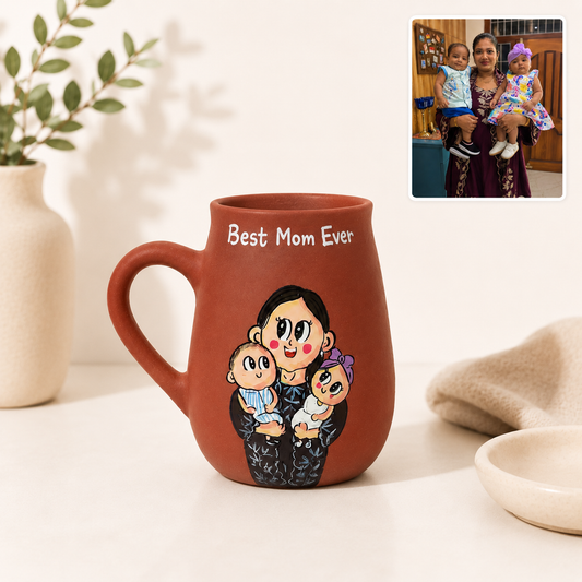 Photo personalised mug for mom - 3 characters