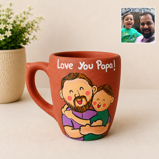 Personalised mug for father and child