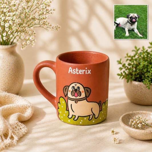 Photo Personalised Pipe Mug - Single Character
