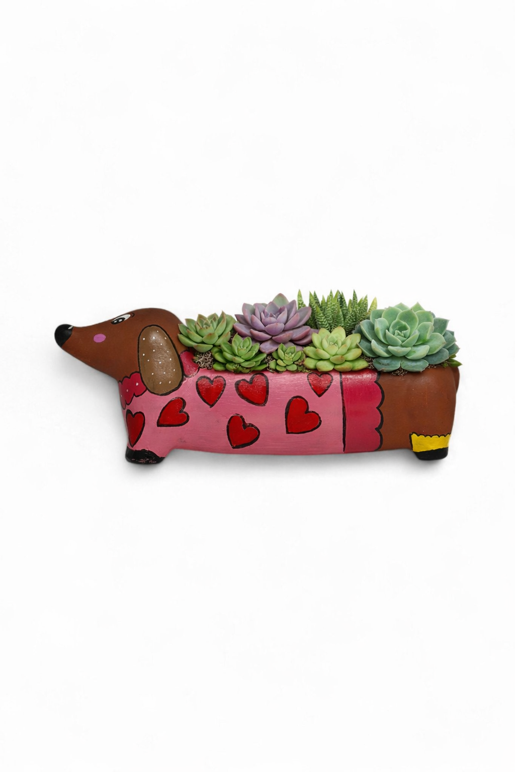 Little Hearts  Dog Planter