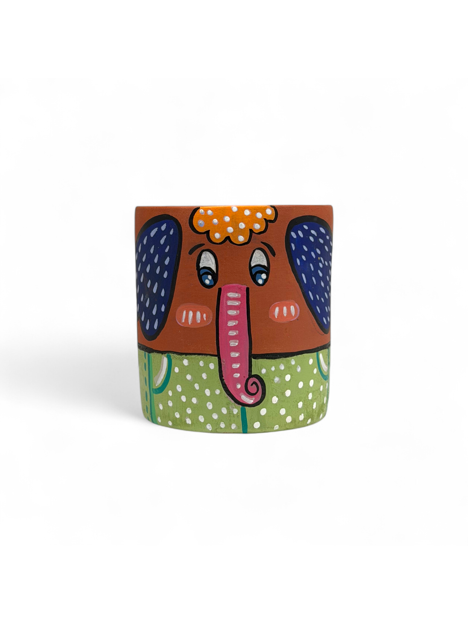 Little Ele Mini Planter Pot, terracotta planter by Happy Earth Studio, view 2