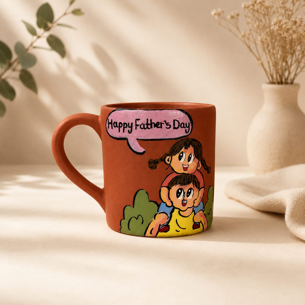 Father and daughter mug